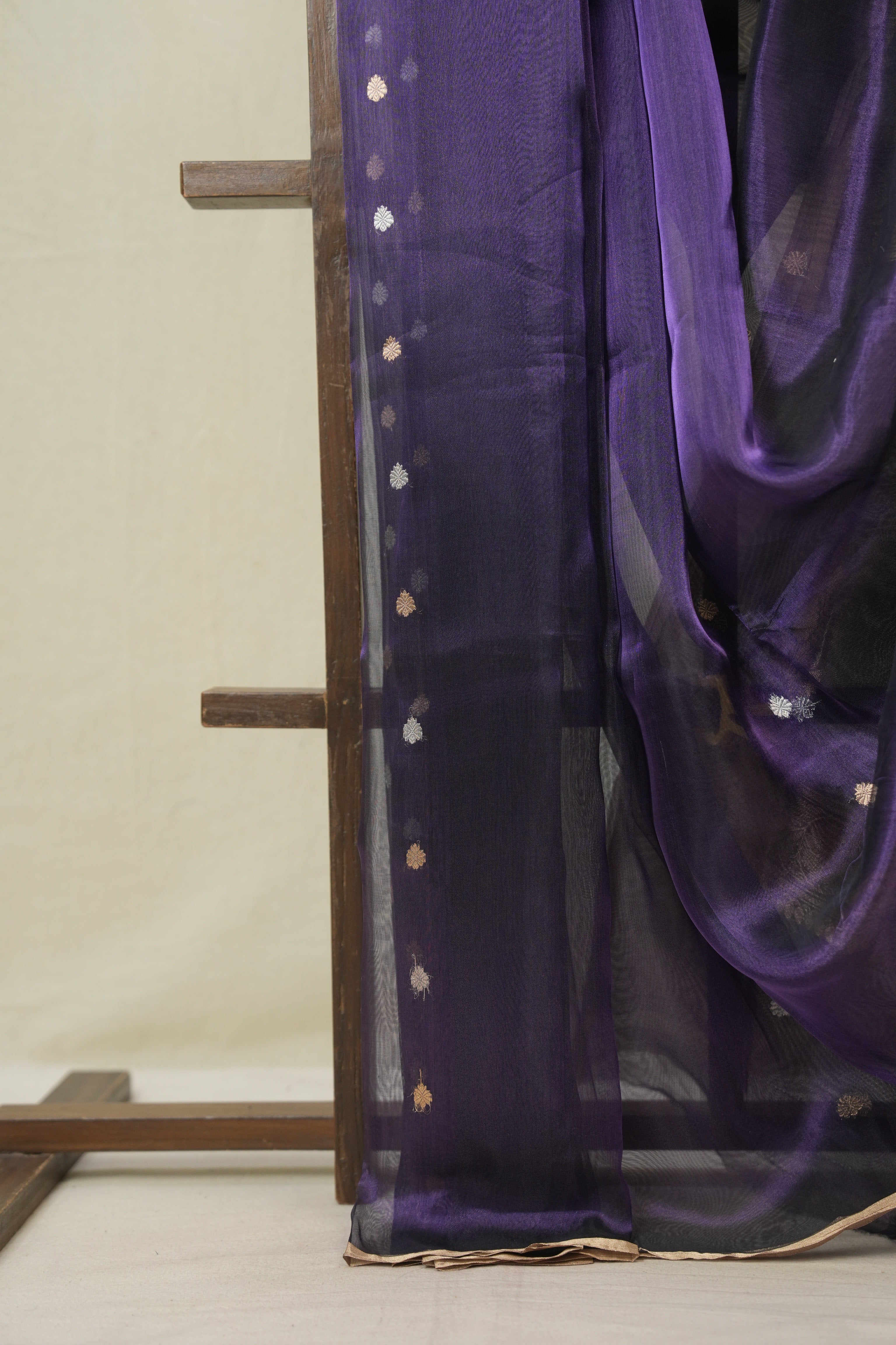 Violet Tissue Banarasi Silk Saree - SRVTBSS64