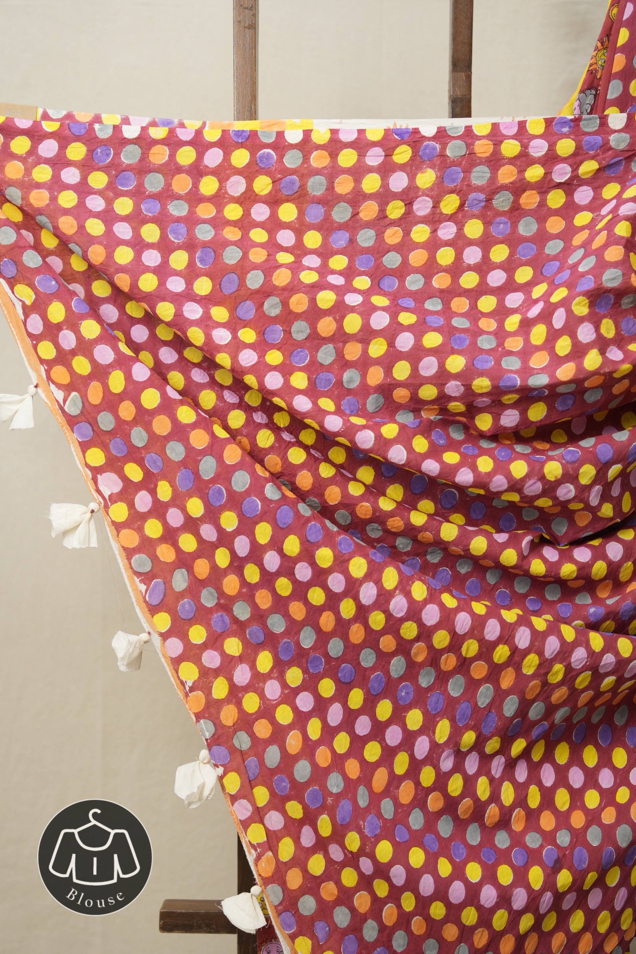 Brick Red HBP Signature Cotton Saree - SRBRSCS17