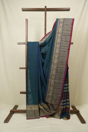 Peacock Green Narayan Peth Cotton Saree - SRPGNPCS95