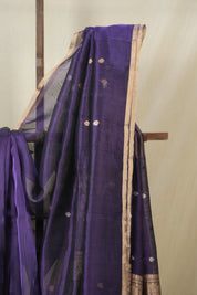 Violet Tissue Banarasi Silk Saree - SRVTBSS64