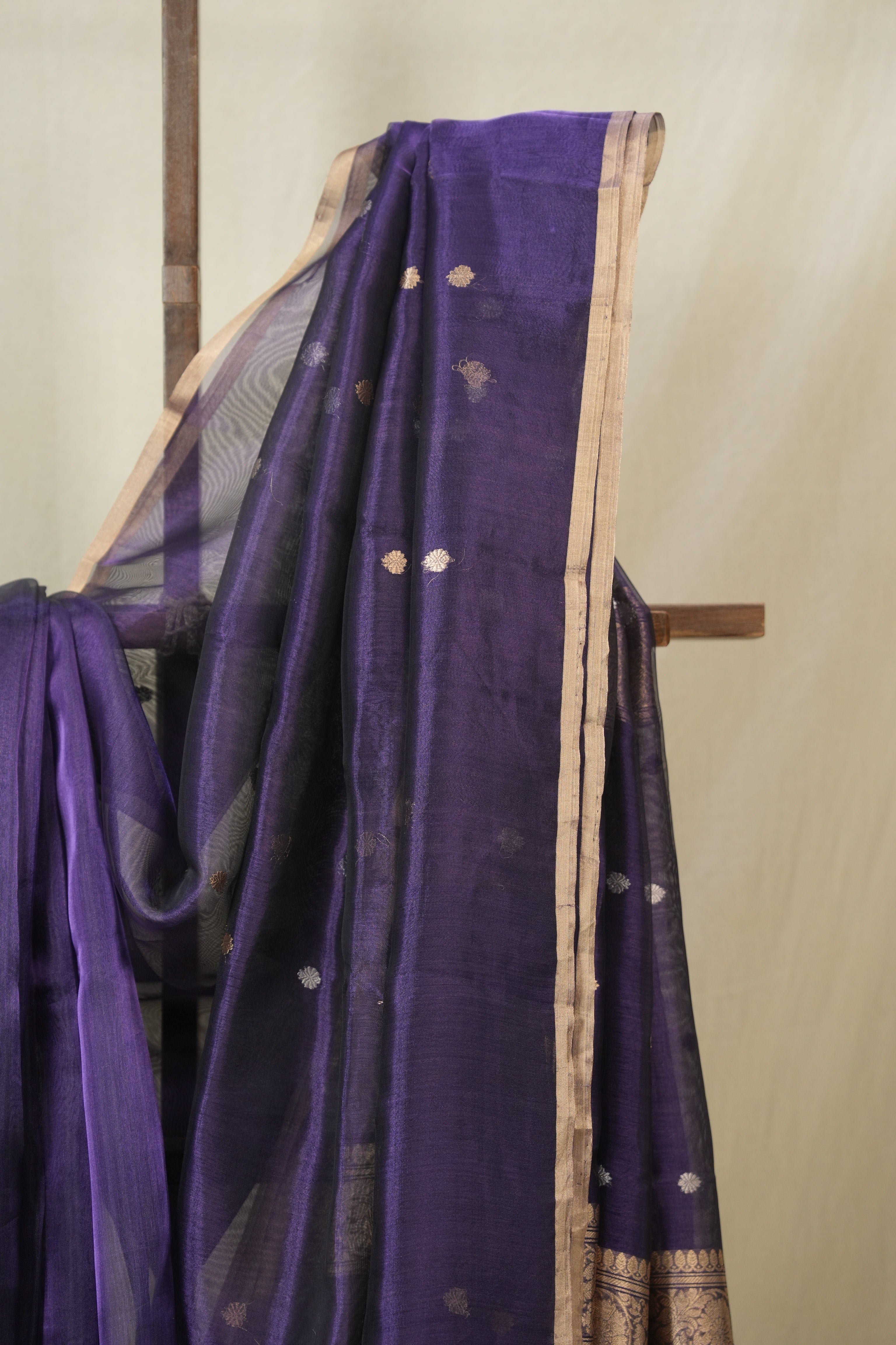 Violet Tissue Banarasi Silk Saree - SRVTBSS64