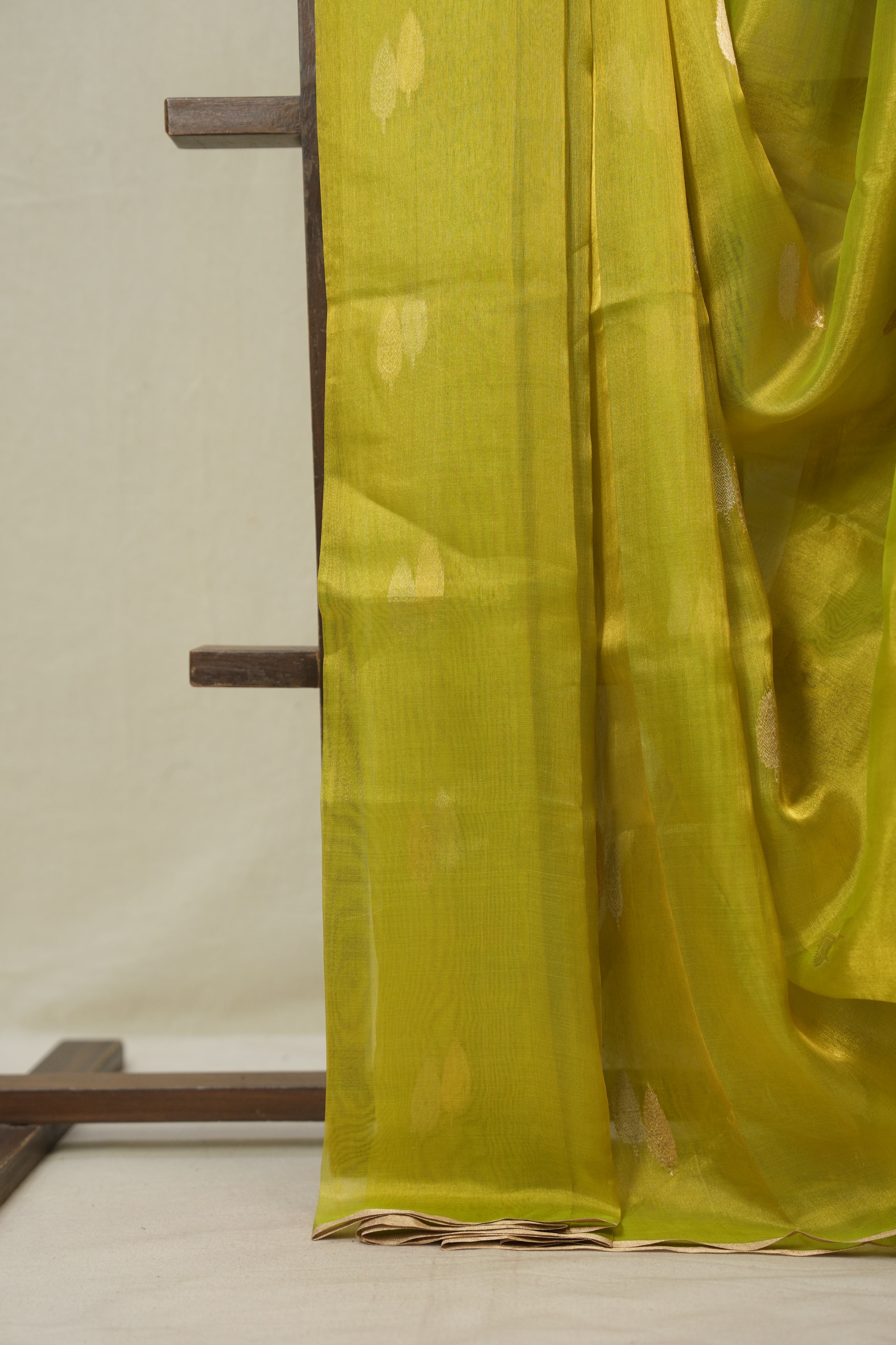 Neon Green Tissue Banarasi Silk Saree - SRNGTBSS68