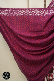 Off White HBP Cotton Saree - SROWCS2974