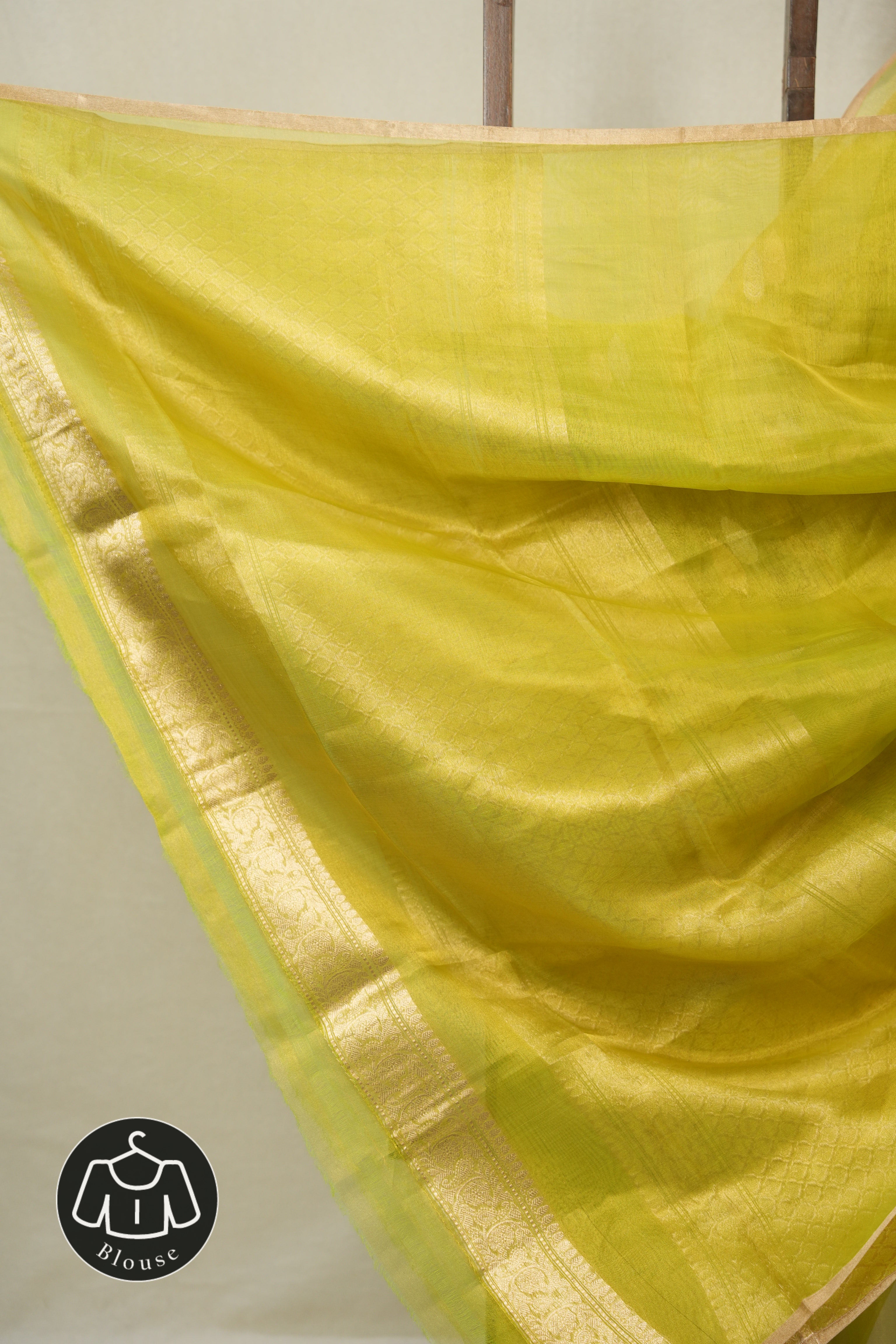 Neon Green Tissue Banarasi Silk Saree - SRNGTBSS68