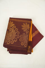 Mango Sungudi Cotton Saree - SRMSCS378