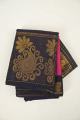 Rani Pink Sungudi Cotton Saree - SRRPSCS373