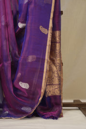 Purple Tissue Banarasi Silk Saree - SRPTBSS62