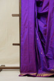 Purple Silk Paithani Saree - SRPSPS759
