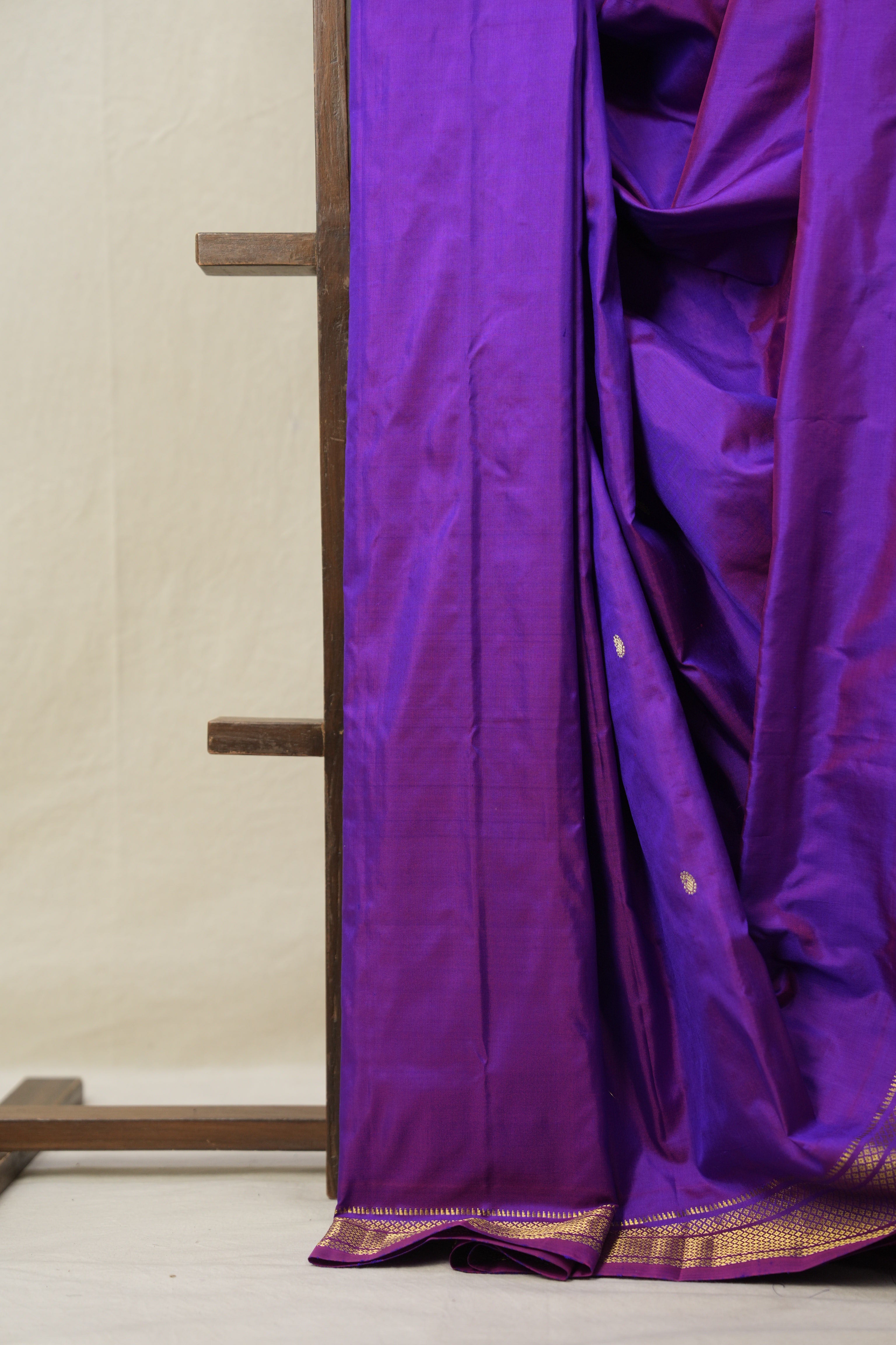Purple Silk Paithani Saree - SRPSPS759