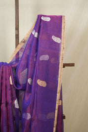 Purple Tissue Banarasi Silk Saree - SRPTBSS62