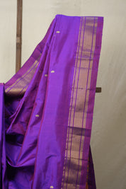 Purple Silk Paithani Saree - SRPSPS759