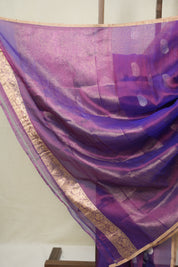 Purple Tissue Banarasi Silk Saree - SRPTBSS62