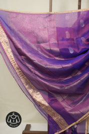 Purple Tissue Banarasi Silk Saree - SRPTBSS62