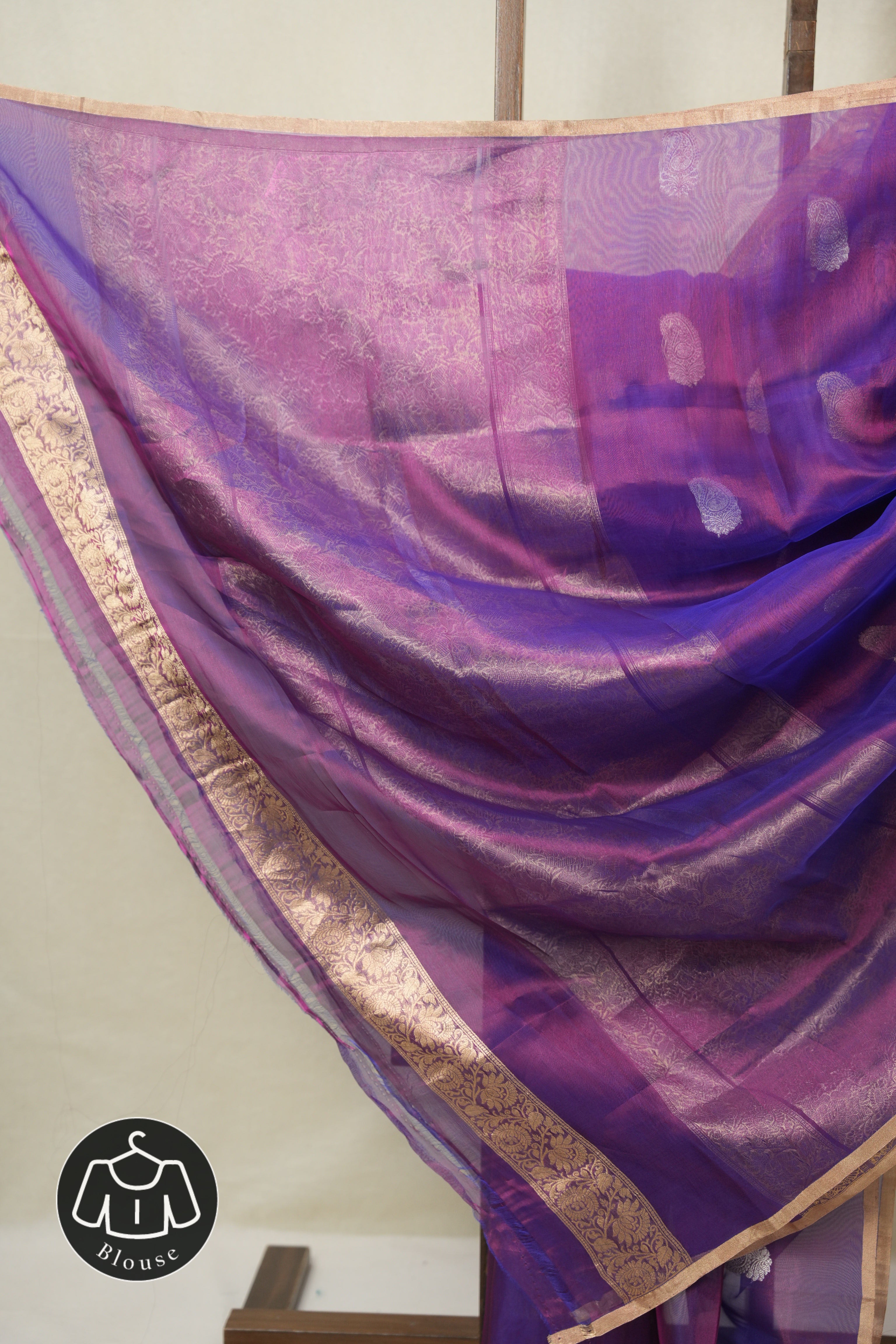 Purple Tissue Banarasi Silk Saree - SRPTBSS62