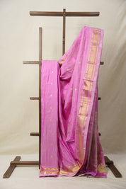 Pink Silk Paithani Saree - SRPSPS758