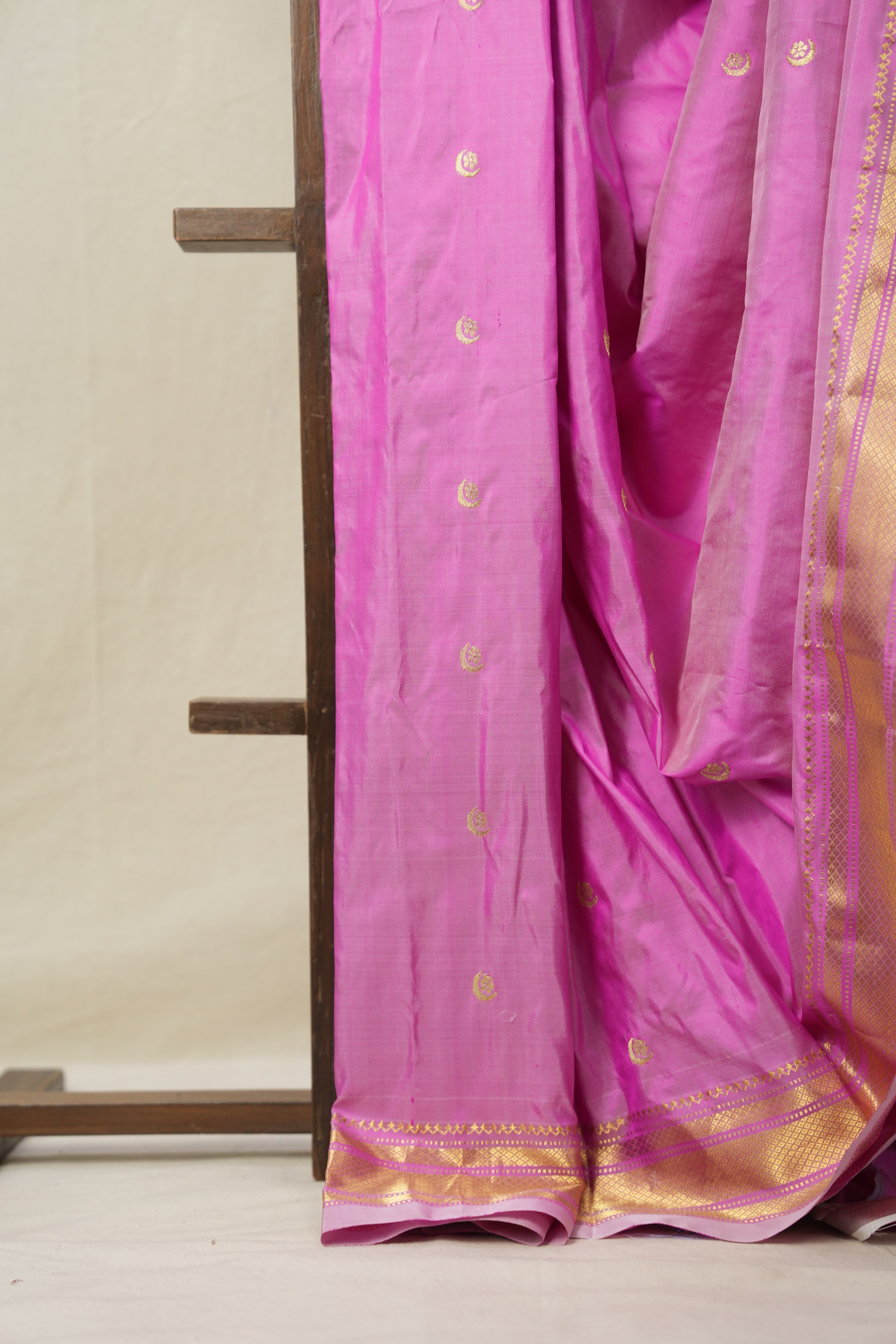 Pink Silk Paithani Saree - SRPSPS758