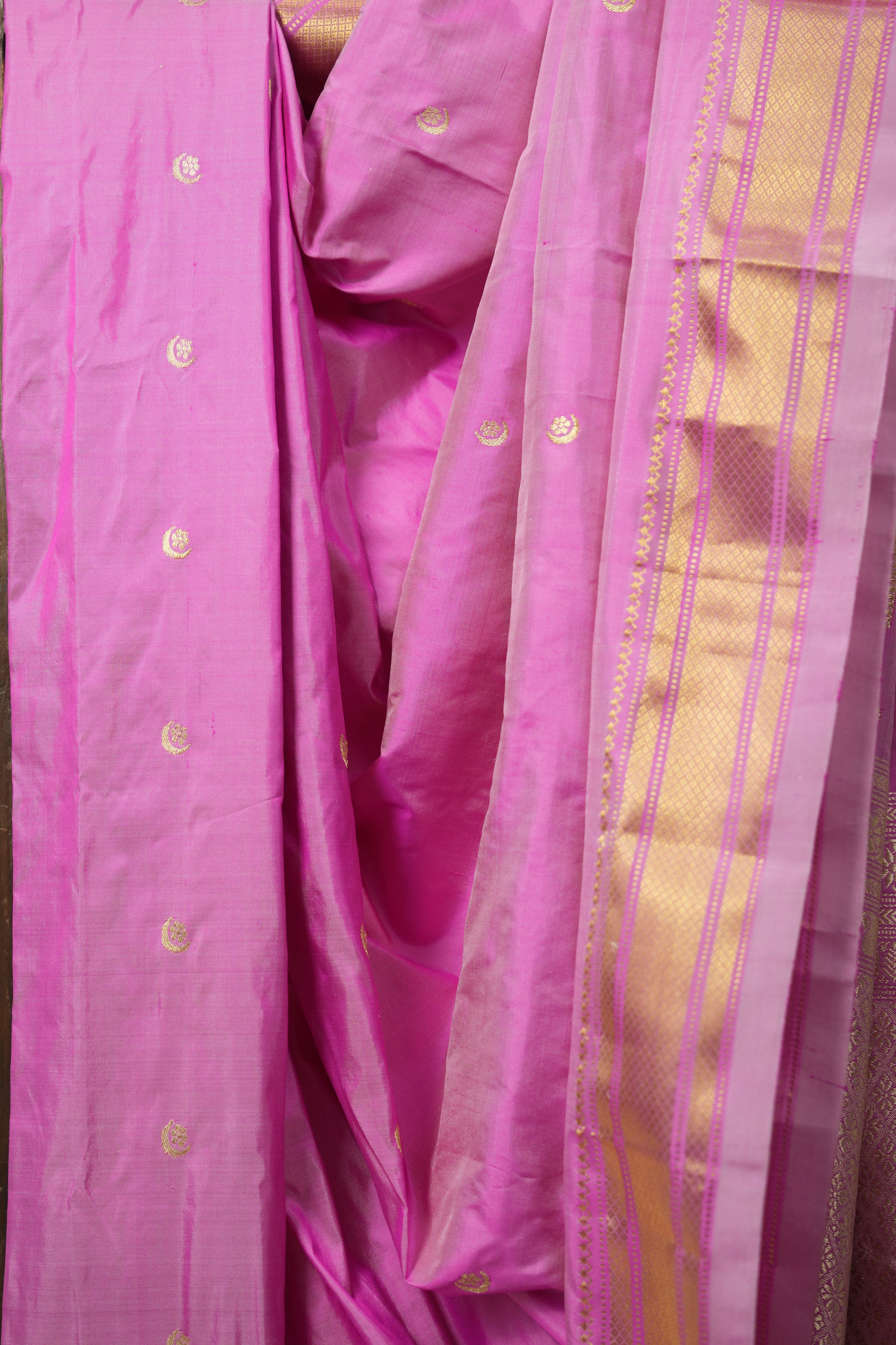 Pink Silk Paithani Saree - SRPSPS758