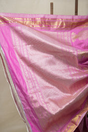 Pink Silk Paithani Saree - SRPSPS758