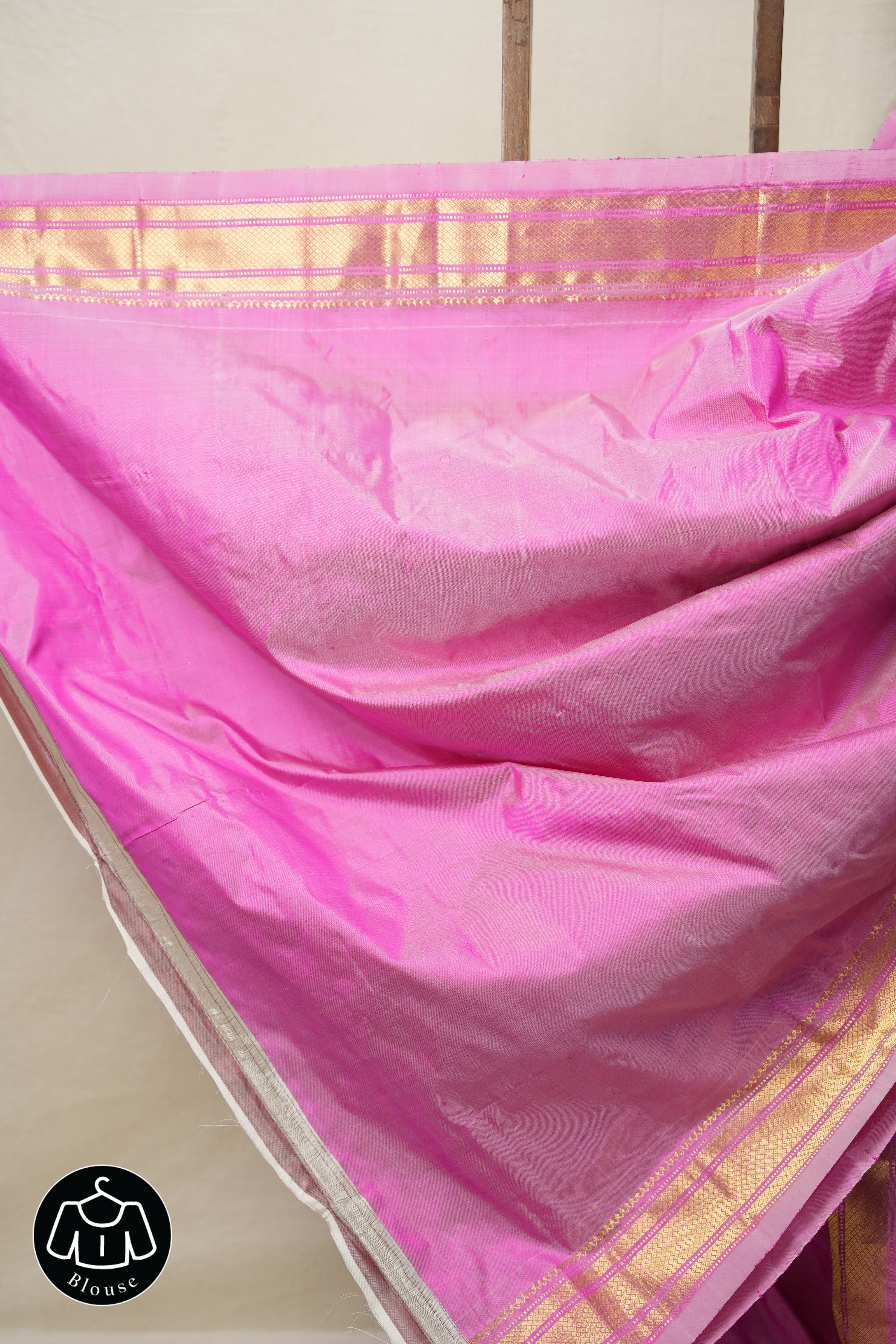 Pink Silk Paithani Saree - SRPSPS758