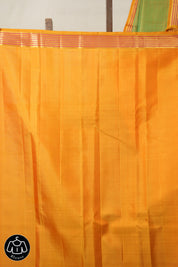 Two Tone Green Kanjivaram Silk Saree - SRTTGKSS1057
