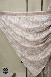 White HBP Cotton Saree - SRWCS3230