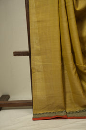 Yellow Narayan Peth Cotton Saree - SRYNPCS32