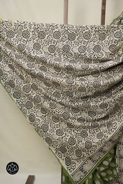 Green HBP Cotton Saree - SRGCS3229