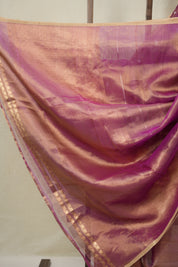 Two Tone Pink Tissue Banarasi Silk Saree - SRTTPTBSS69