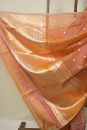 Two Tone Pink Tissue Banarasi Silk Saree - SRTTPTBSS67