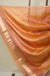 Two Tone Pink Tissue Banarasi Silk Saree - SRTTPTBSS67