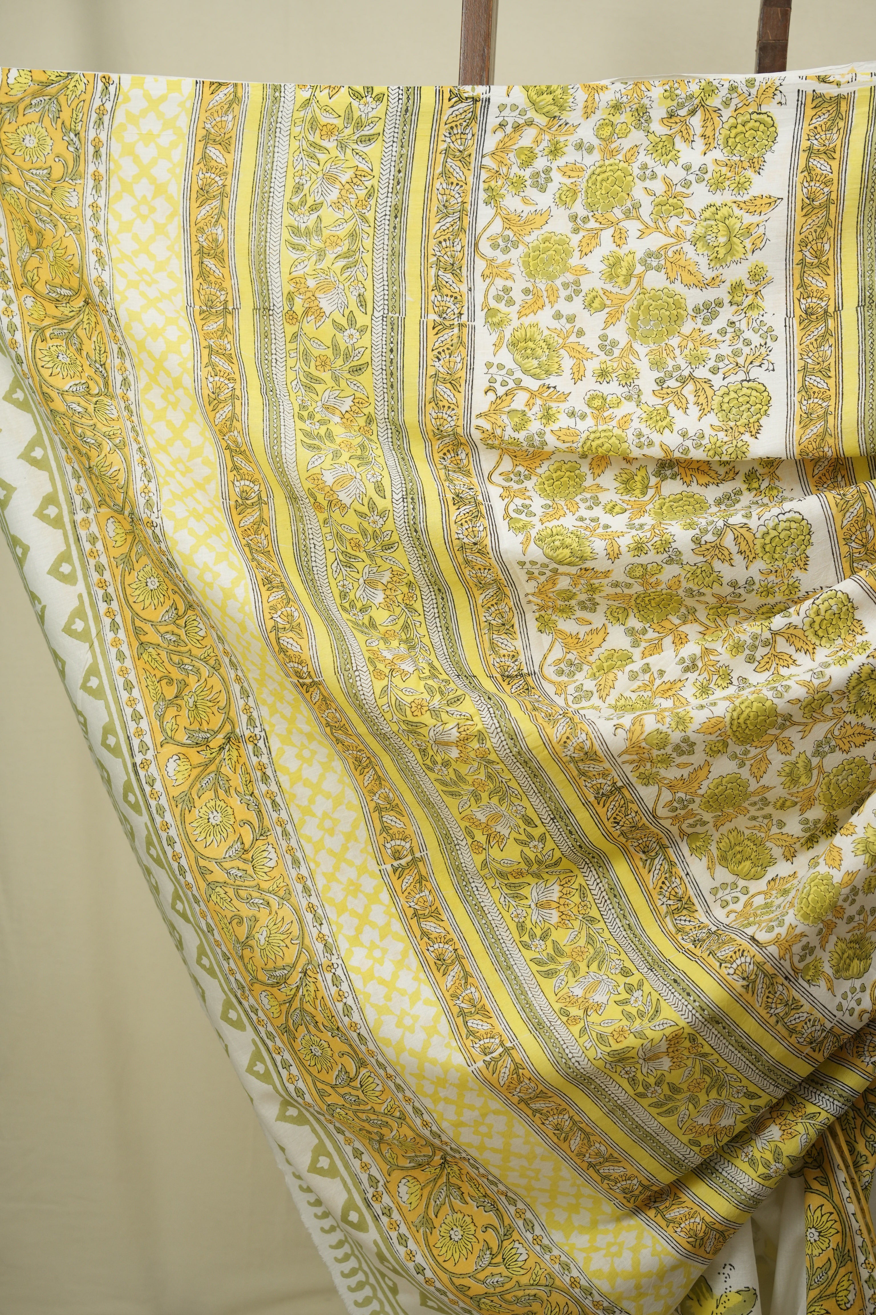 White HBP Cotton Saree - SRWCS3729