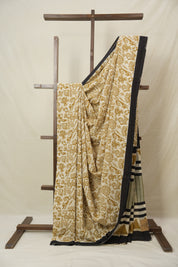 Beige HBP Cotton Saree - SRBCS3226