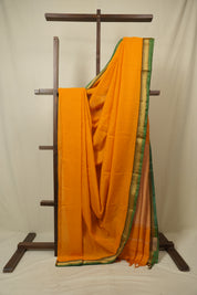 Orange Narayan Peth Cotton Saree - SRONPCS37