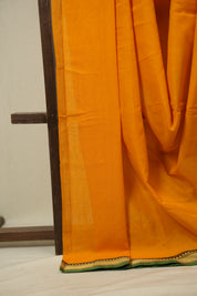 Orange Narayan Peth Cotton Saree - SRONPCS37