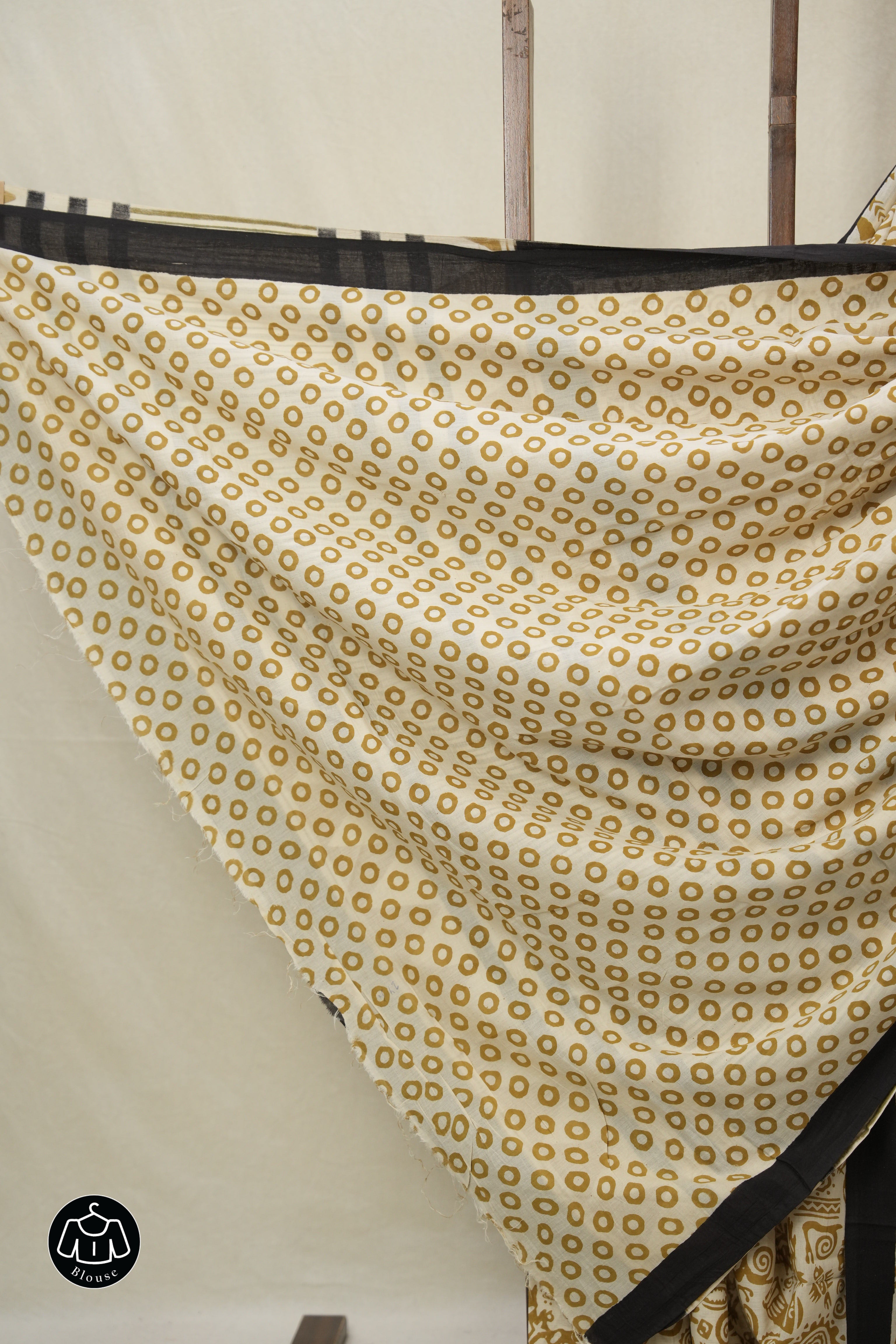 Beige HBP Cotton Saree - SRBCS3226