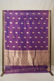 Purple Tissue Banarasi Silk Saree - SRPTBSS62
