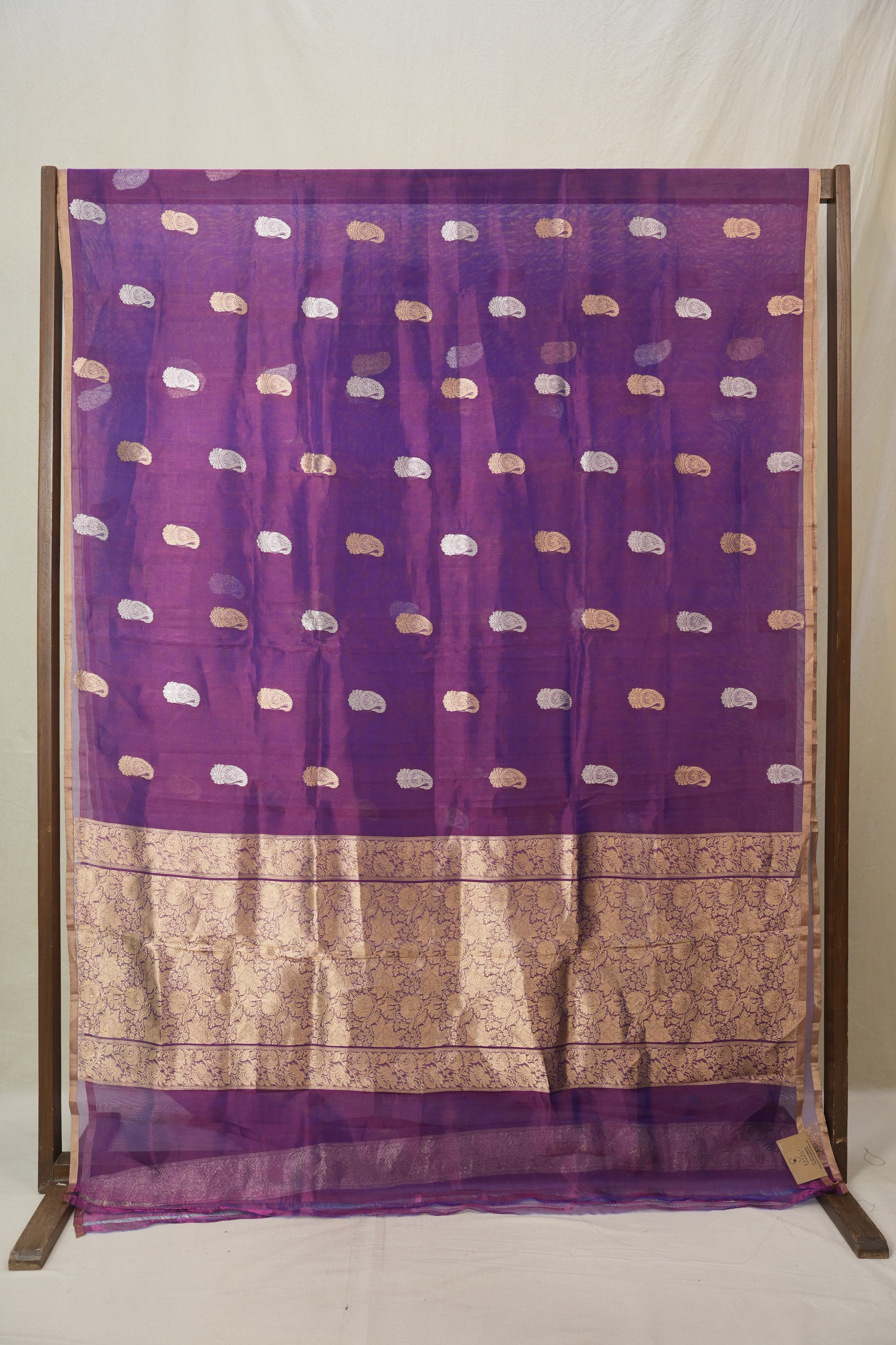 Purple Tissue Banarasi Silk Saree - SRPTBSS62
