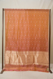 Two Tone Pink Tissue Banarasi Silk Saree - SRTTPTBSS67