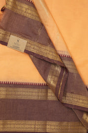 Orange Kanchi Cotton Saree - SROKCS931