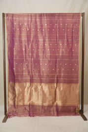 Two Tone Pink Tissue Banarasi Silk Saree - SRTTPTBSS69