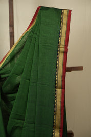 Green Narayan Peth Cotton Saree - SRGNPCS39