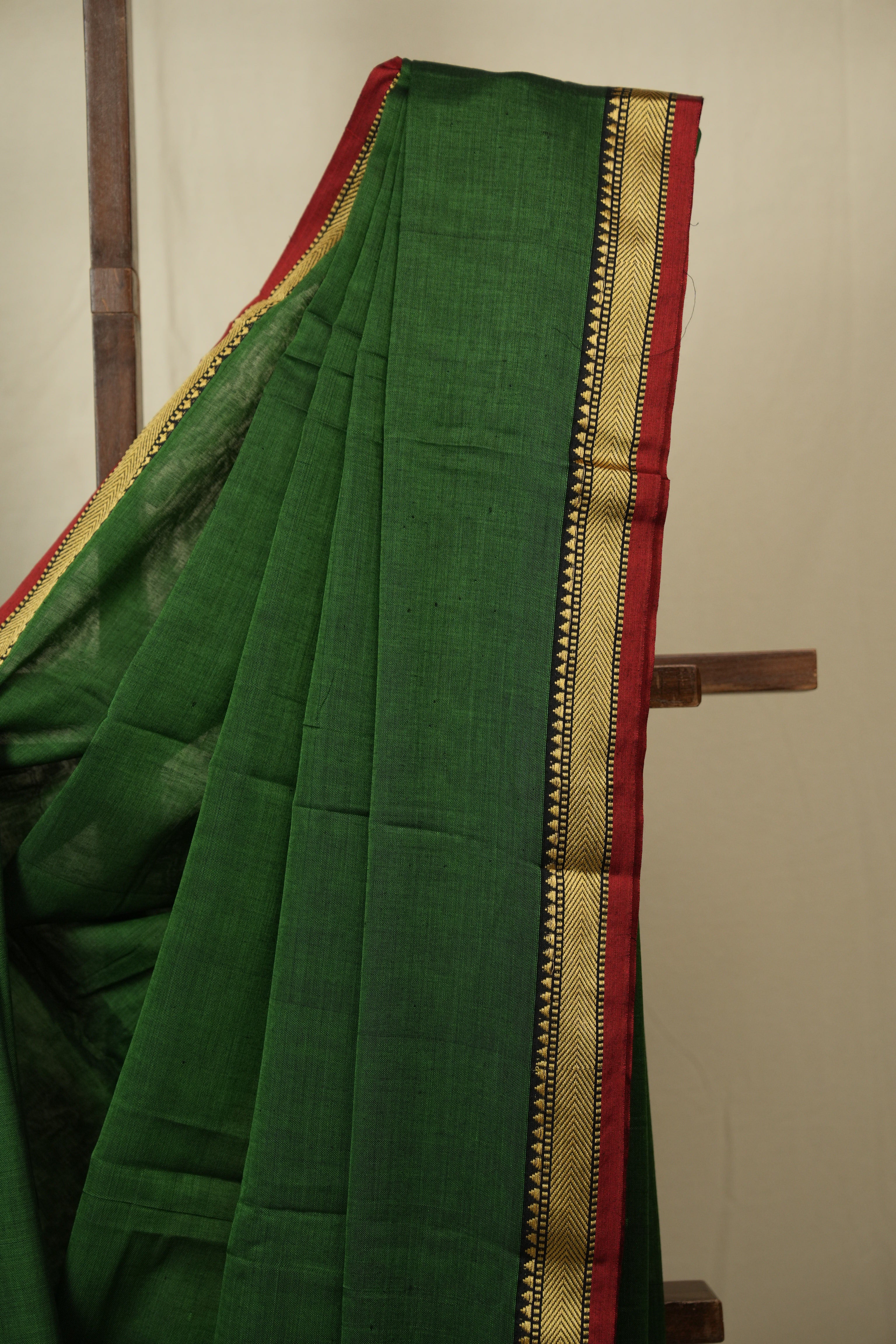 Green Narayan Peth Cotton Saree - SRGNPCS39