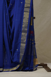 Blue Cotton Paithani Saree - SRBCPS687