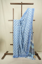 Blue HBP Cotton Saree - SRBCS3738