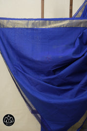Blue Cotton Paithani Saree - SRBCPS687