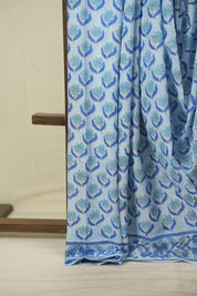 Blue HBP Cotton Saree - SRBCS3738