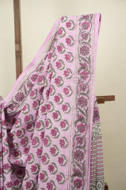 Pink HBP Cotton Saree - SRPCS3734