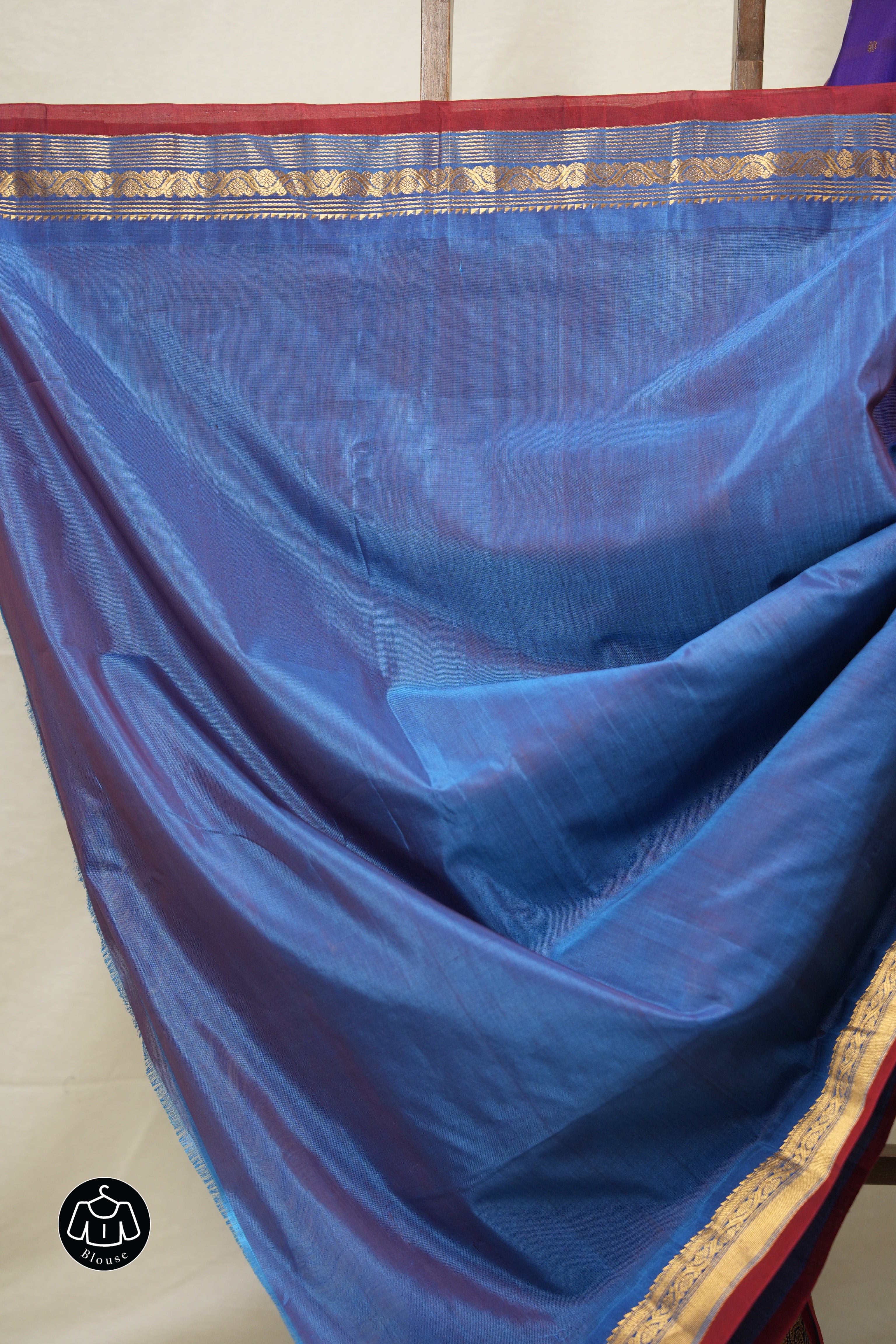 Purple Gadwal Cotton Silk Saree - SRPGCSS169