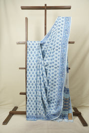 Blue HBP Cotton Saree - SRBCS3723