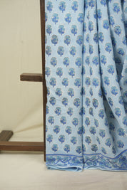 Blue HBP Cotton Saree - SRBCS3723